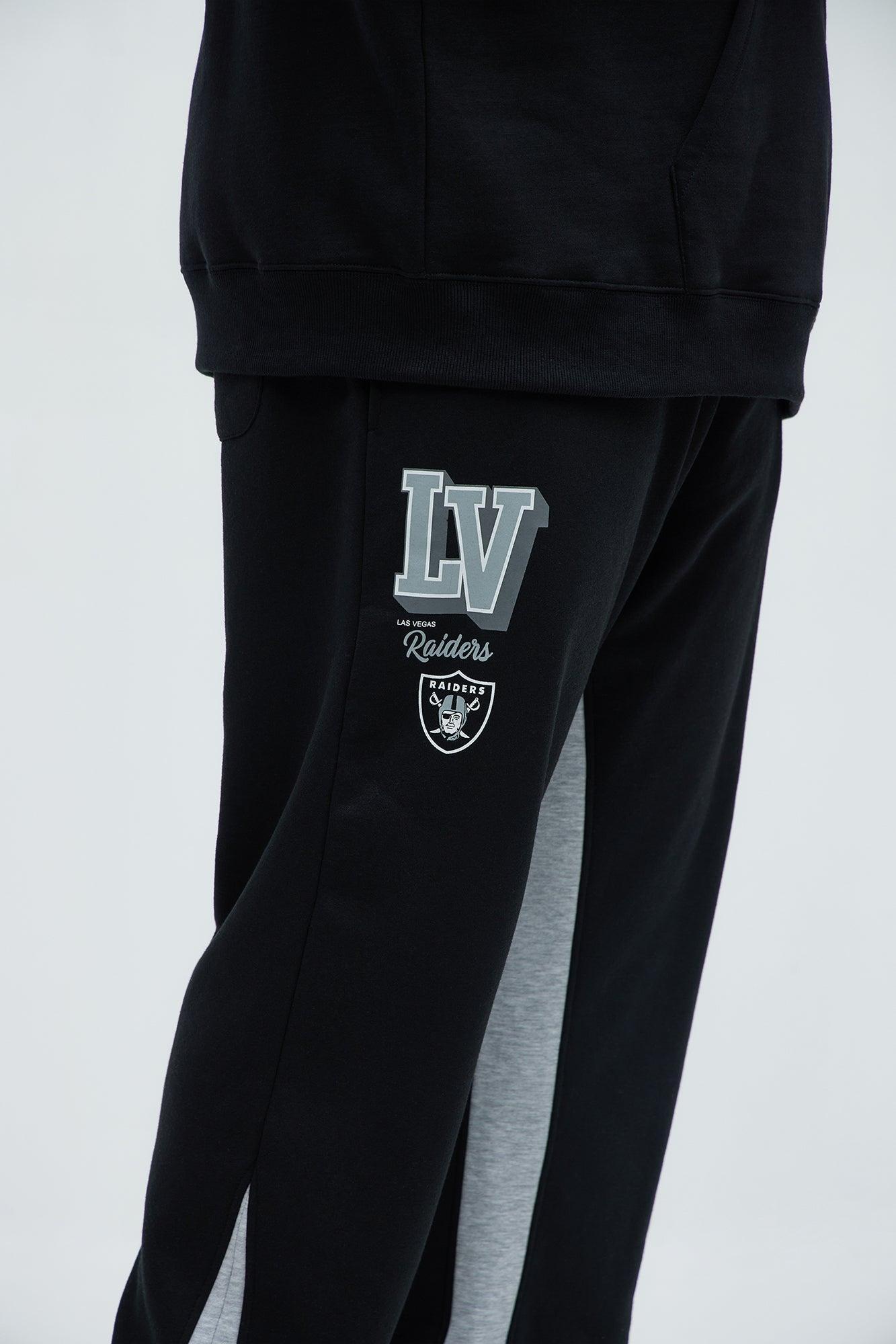 Raiders Bold Flare Sweatpants - Black Product Image