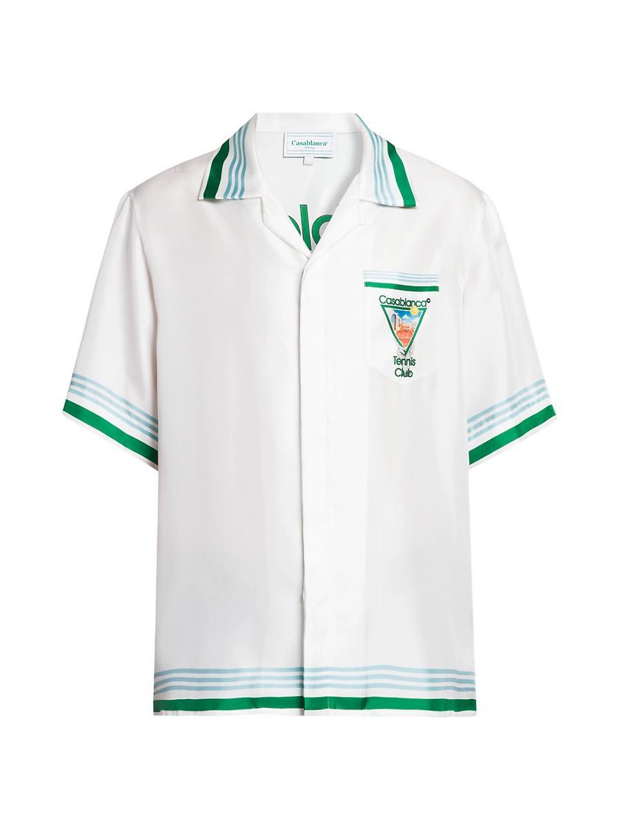 Mens Tennis Club Silk Shirt Product Image