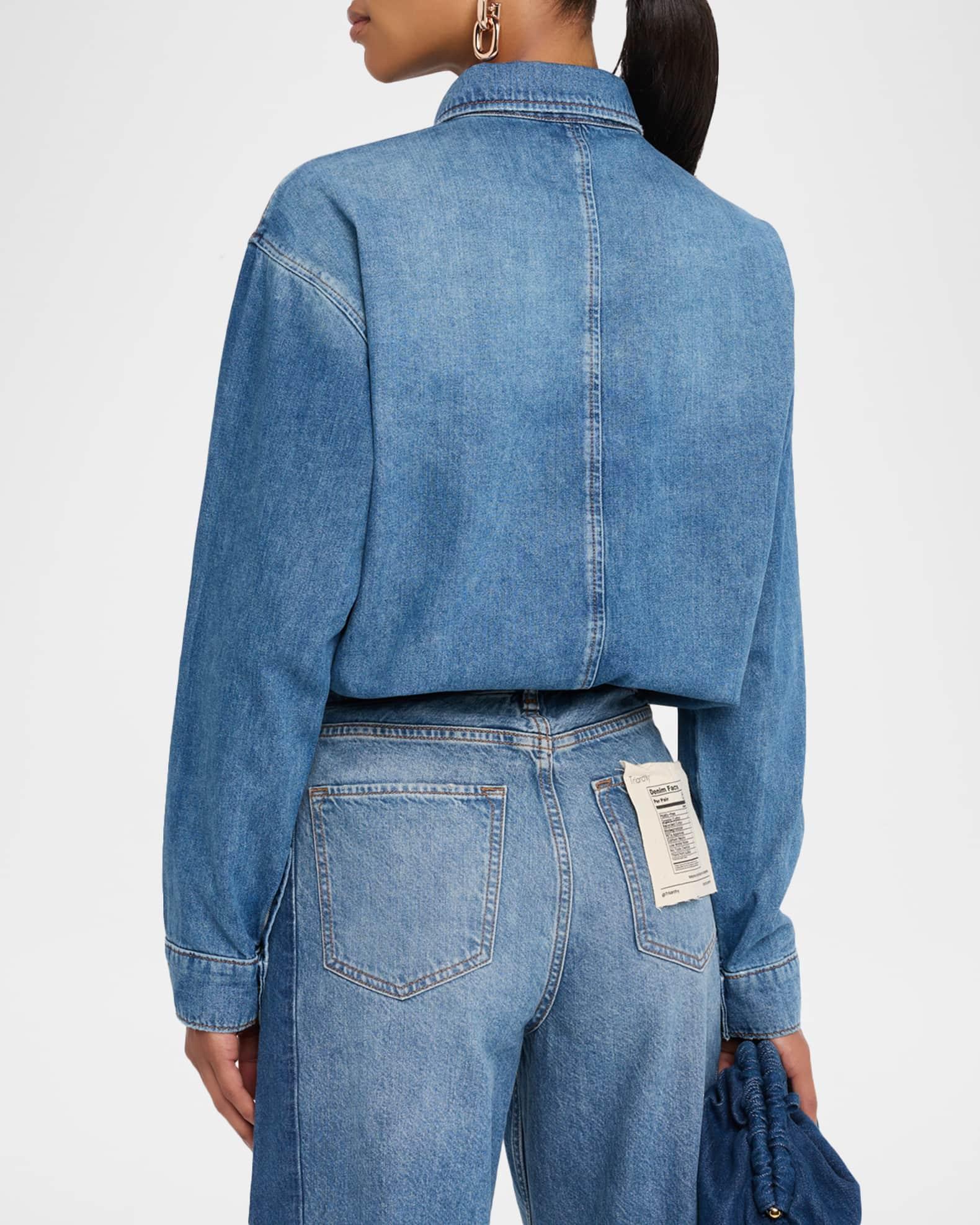 Charlotte Oversized Denim Shirt Product Image