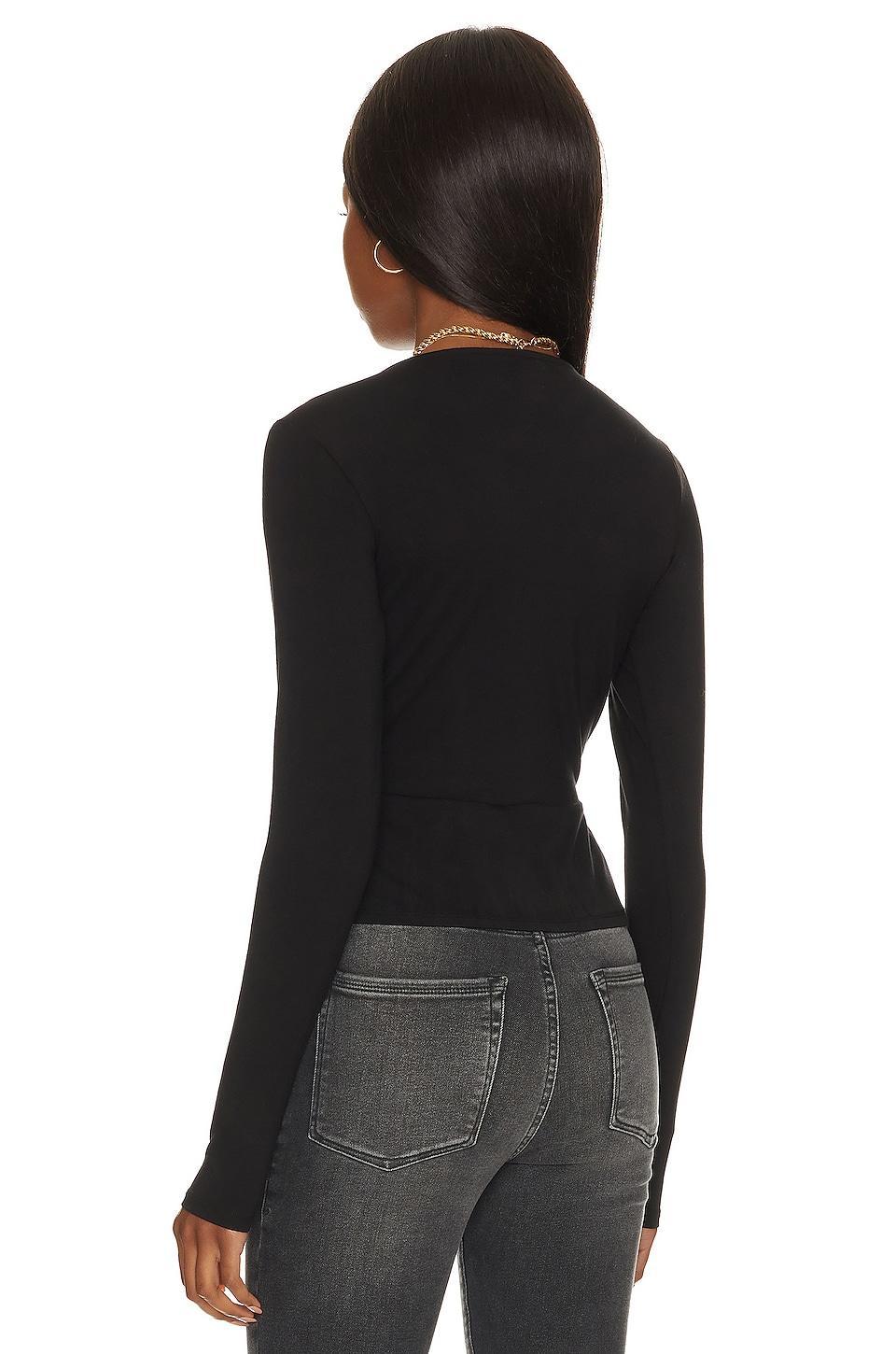 Good Touch U Ring Ruched Bodysuit Good American Product Image
