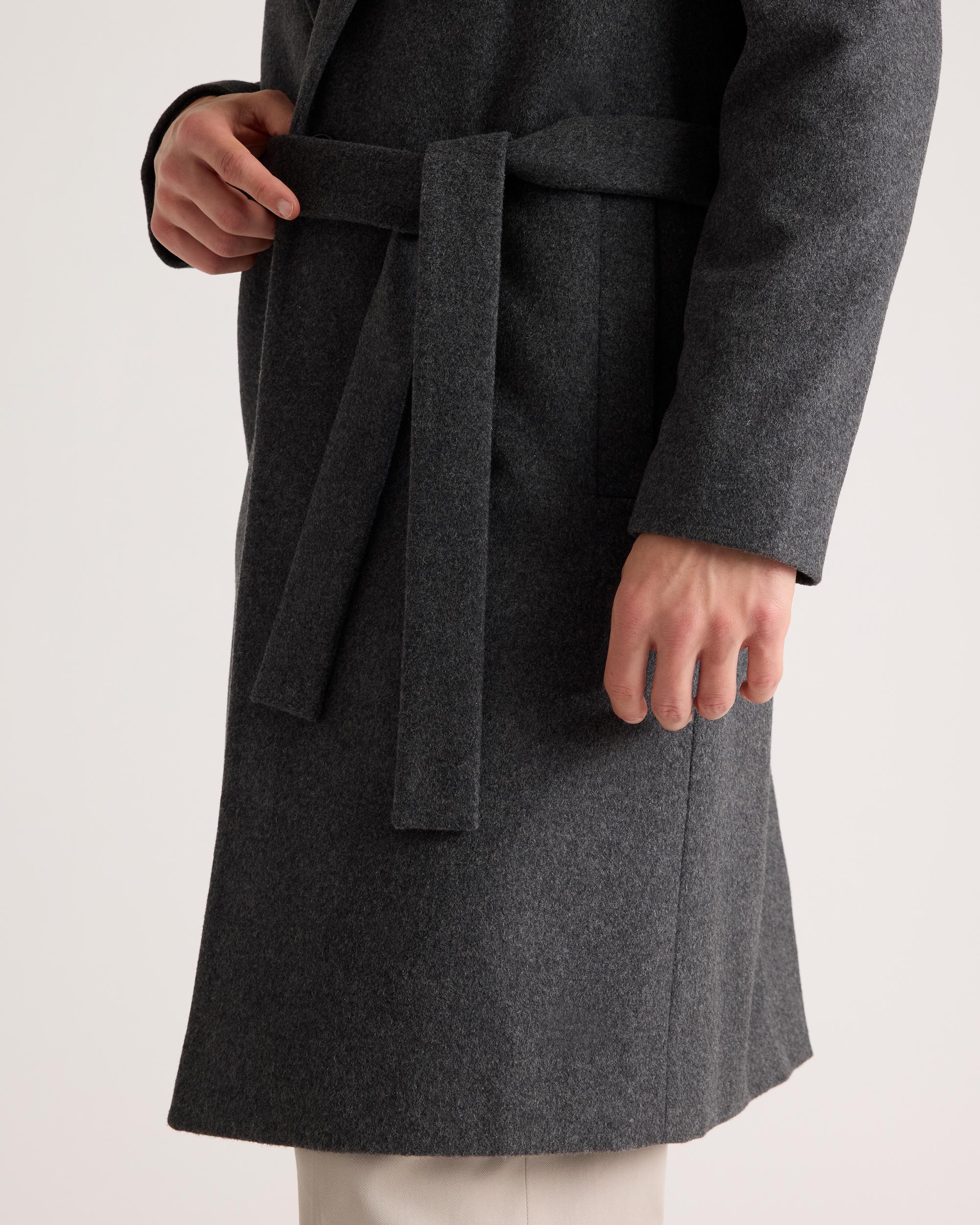 Quince | Men's Italian Wool Belted Overcoat Wool/Nylon Product Image