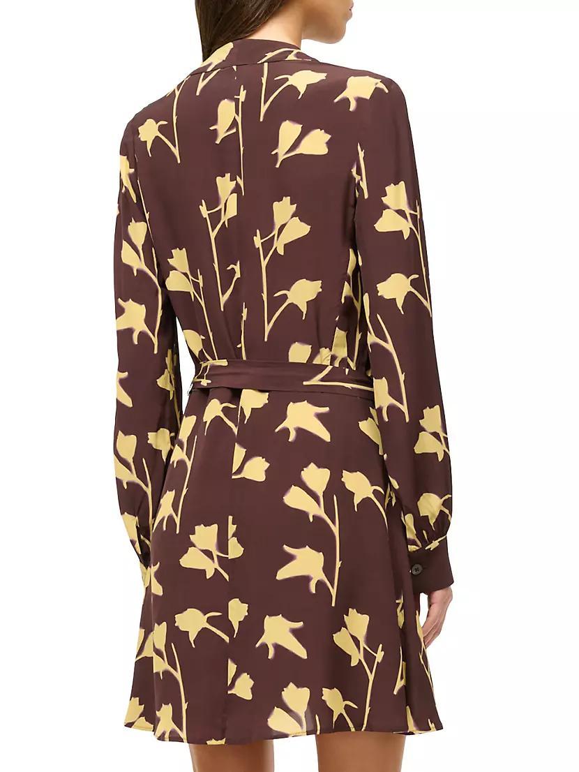 Babs Flora Tie-Waist Shirtdress Product Image