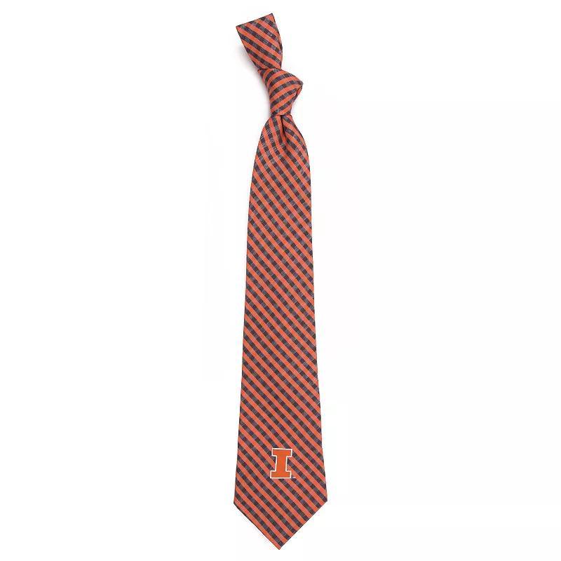 Men's West Virginia Mountaineers Gingham Tie, Team Product Image
