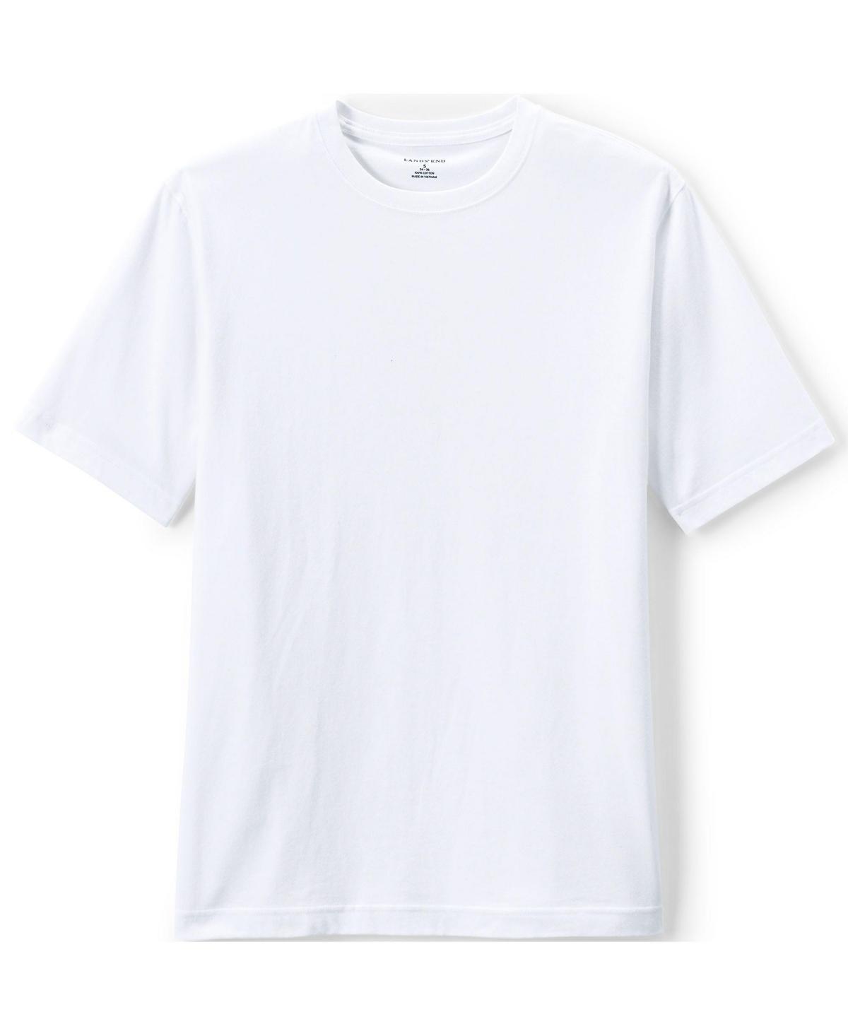 Men's Lands' End Essential Short Sleeve School Uniform T-shirt, Size: Small, Classic Blue Product Image