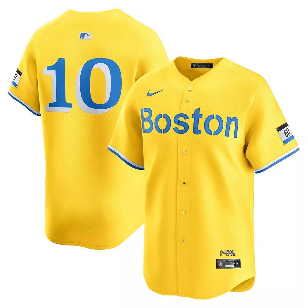 Men's Nike David Ortiz Gold Boston Red Sox City Connect Retired Player Jersey, Size: XL Product Image