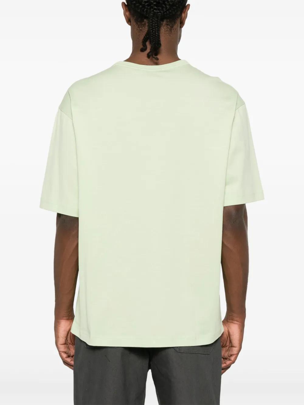 logo-patch organic cotton T-shirt Product Image