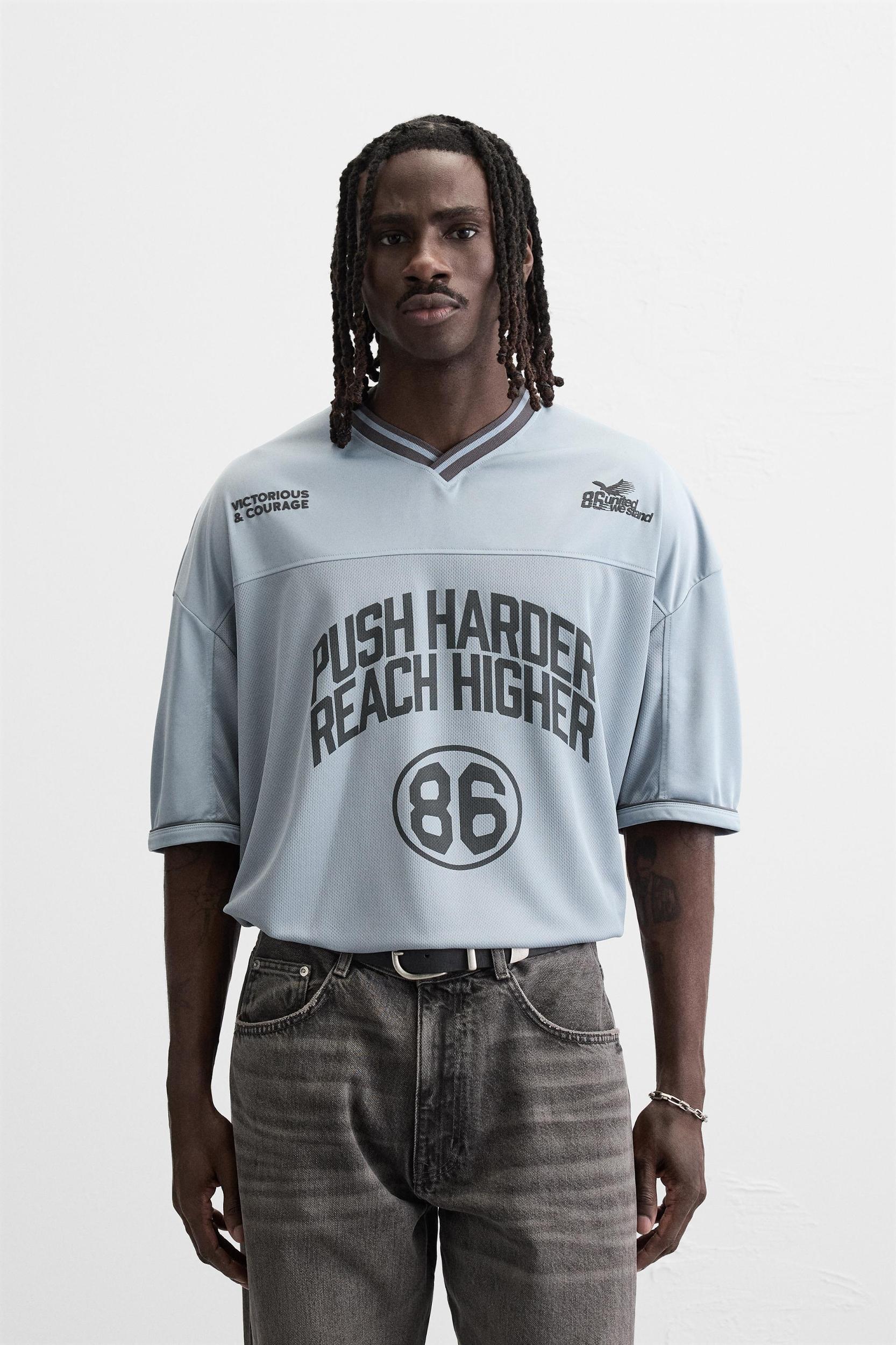 VARSITY TEXTURED T-SHIRT Product Image