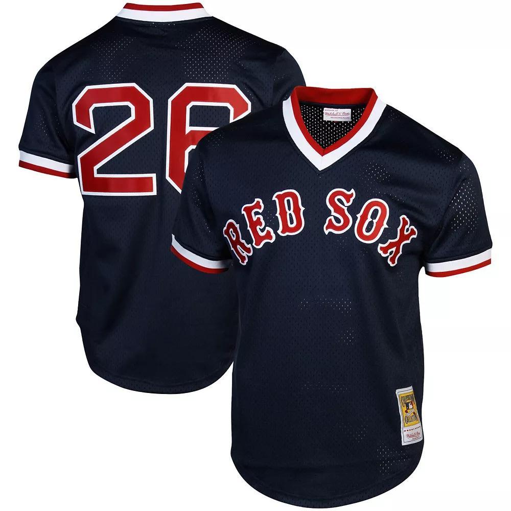 Mitchell & Ness Wade Boggs Boston Red Sox 1992 Authentic Cooperstown Collection Batting Practice Jersey - Navy Blue, Men's, Size: Small Product Image