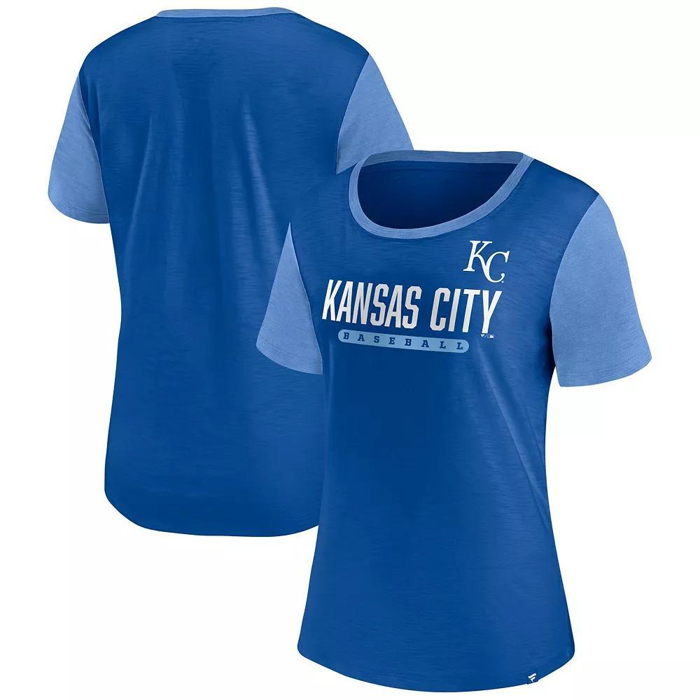 Women's Fanatics Branded Royal Kansas City Royals Mound T-Shirt, Size: Small, Blue Product Image