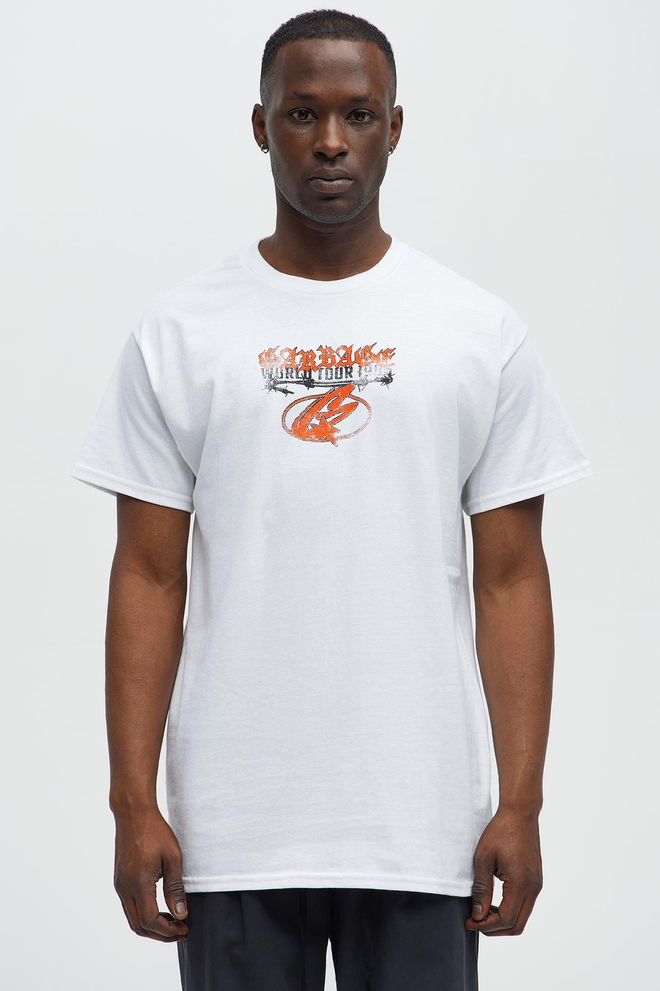 Garbage World Tour Short Sleeve Tee - White Product Image