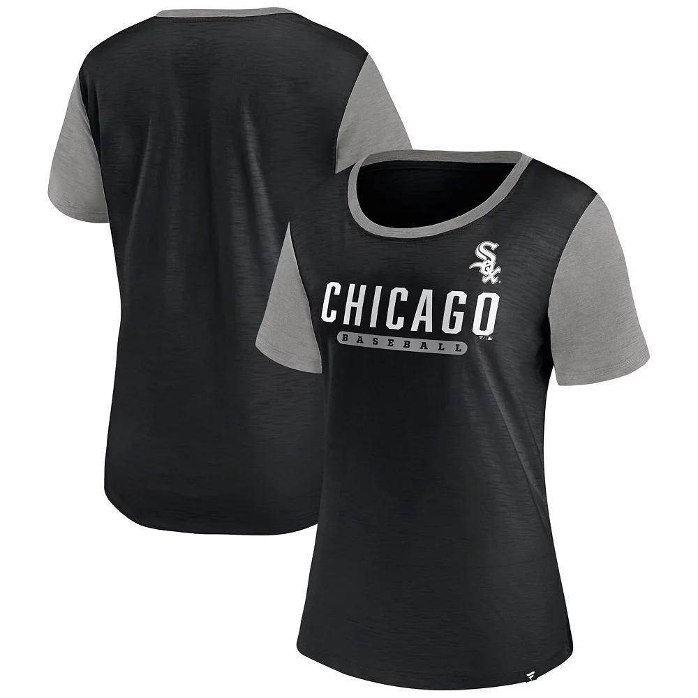 Women's Fanatics Branded Black Chicago White Sox Mound T-Shirt, Size: Large Product Image