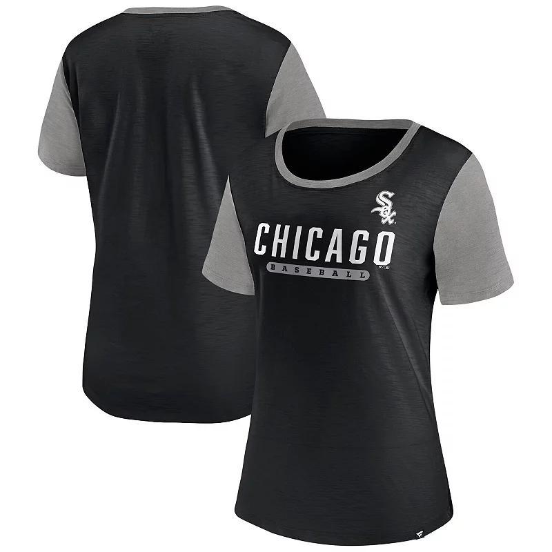 Women's Fanatics Branded Black Chicago White Sox Mound T-Shirt, Size: Large Product Image