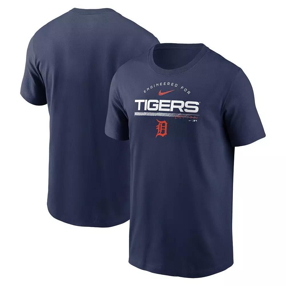 Men's Nike Navy Detroit Tigers Team Engineered Performance T-Shirt, Size: Small, Blue Product Image