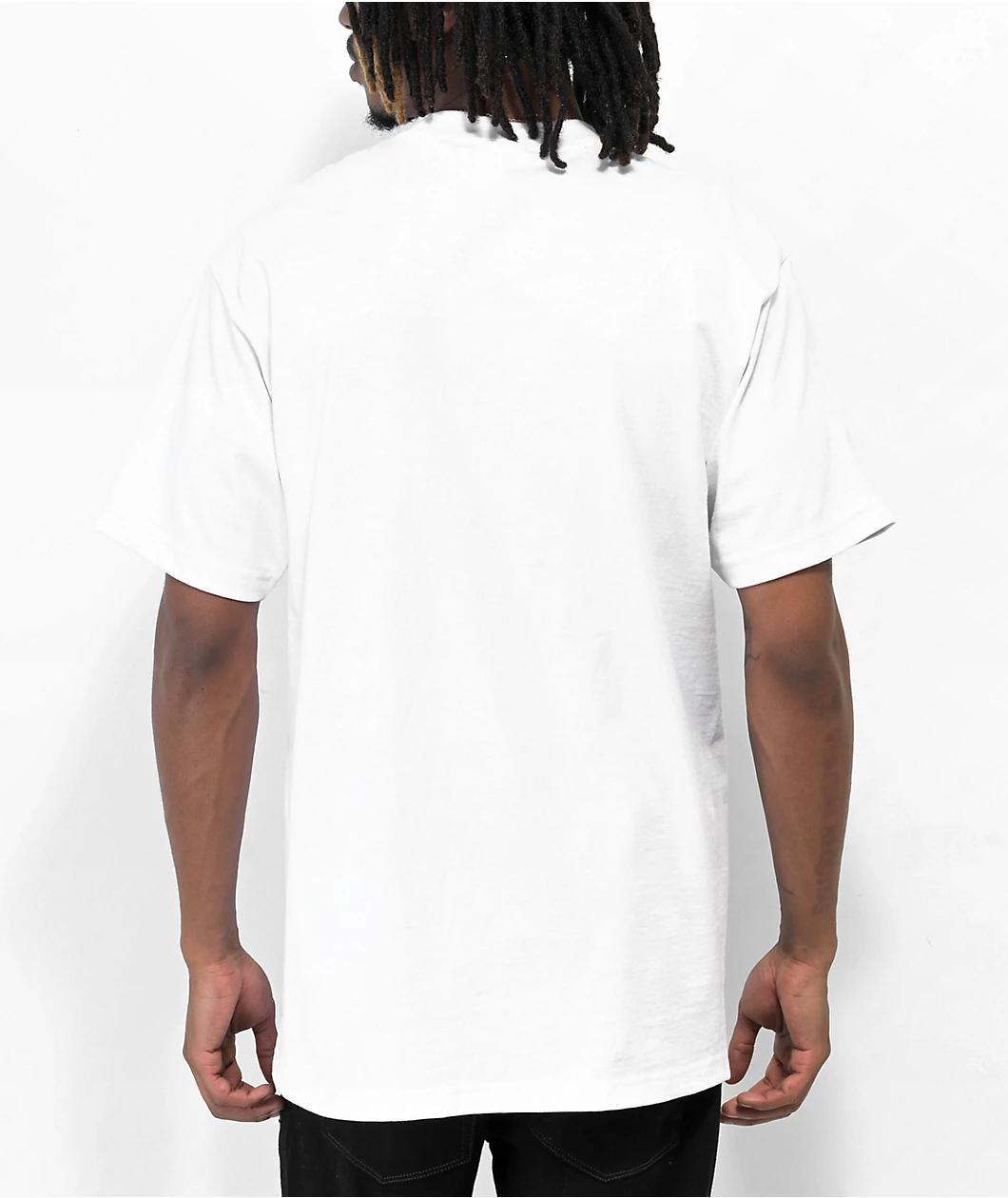 Shaka Wear Max Heavyweight White T-Shirt Product Image
