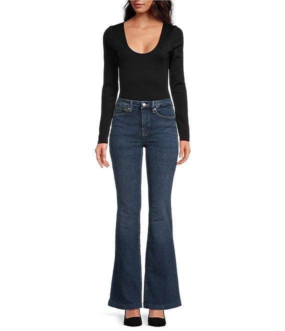 Good American Scuba Scoop Neck Long Sleeve Bodysuit Product Image