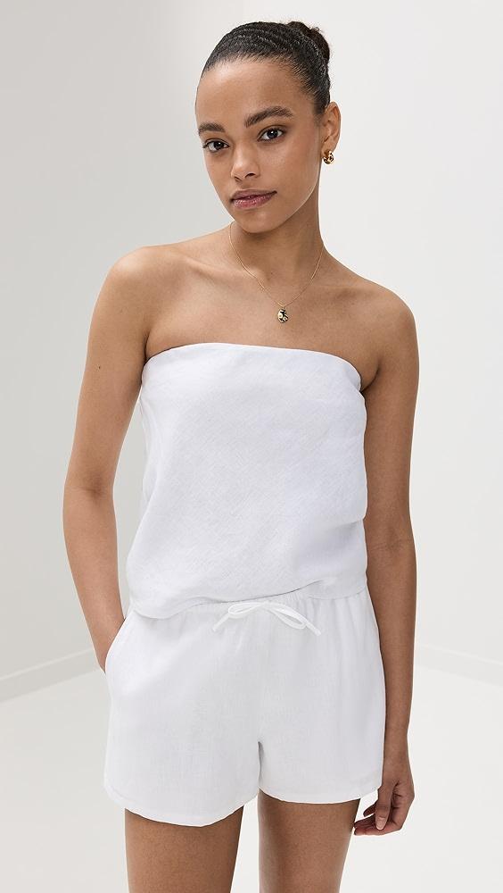 Reformation Spritz Linen Top | Shopbop Product Image