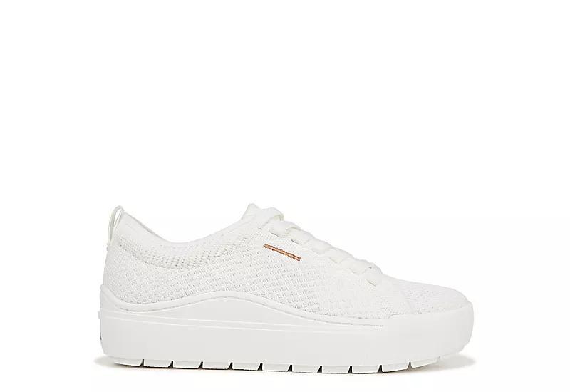 Dr. Scholl's Time Off Knit Women's Platform Sneakers, Size: 9, White Product Image