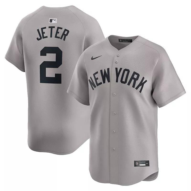 Men's Nike Anthony Volpe Gray New York Yankees Away Limited Player Jersey, Size: 2XL, Grey Product Image