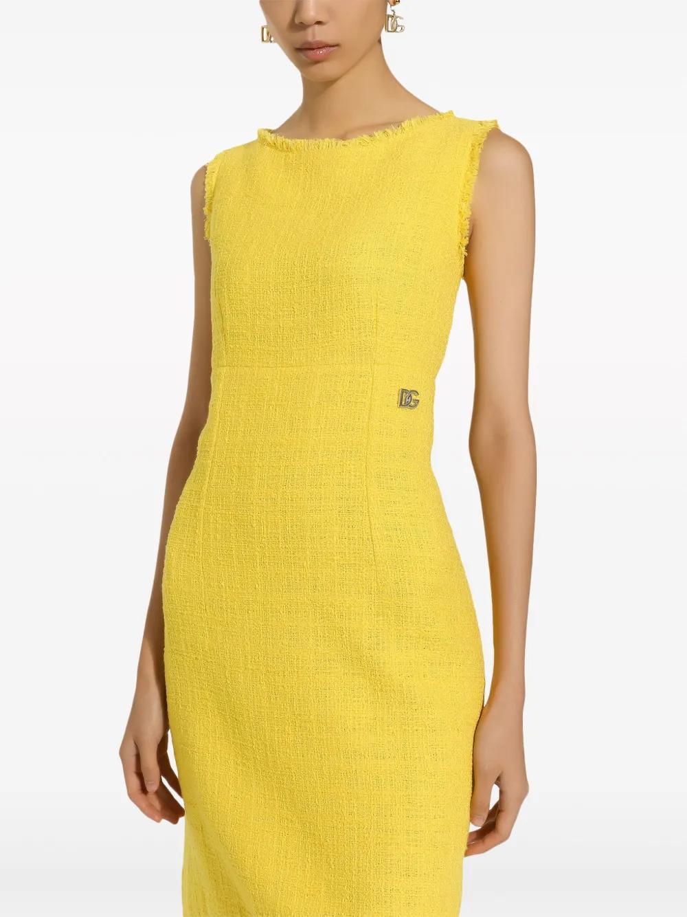 A-line tweed dress Product Image