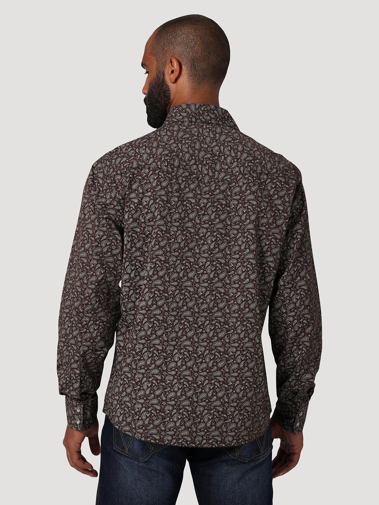 Men's Wrangler Retro Premium Western Snap Print Shirt | Men's SHIRTS | Wrangler® Product Image