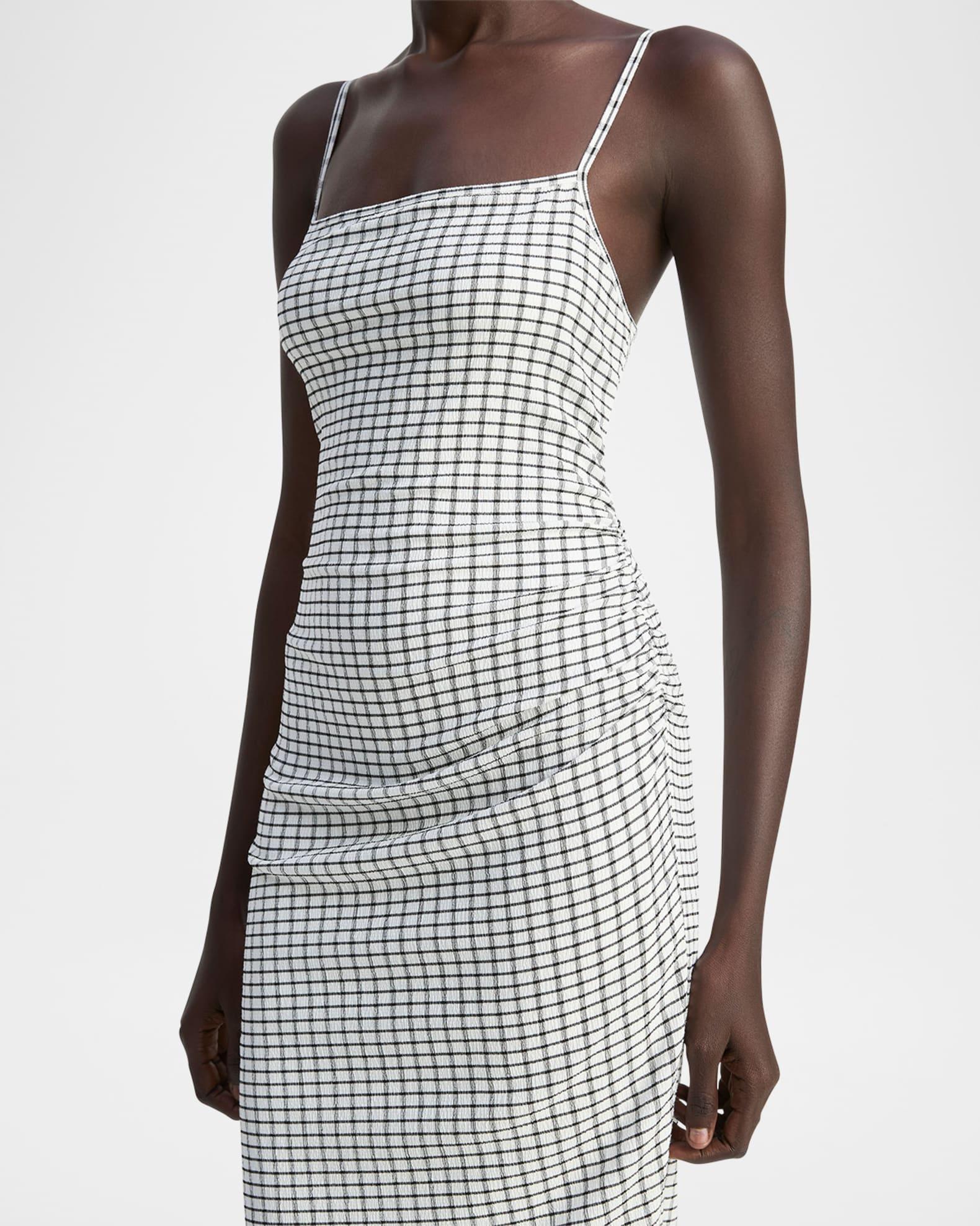 Check Side-Ruched Tank Dress Product Image