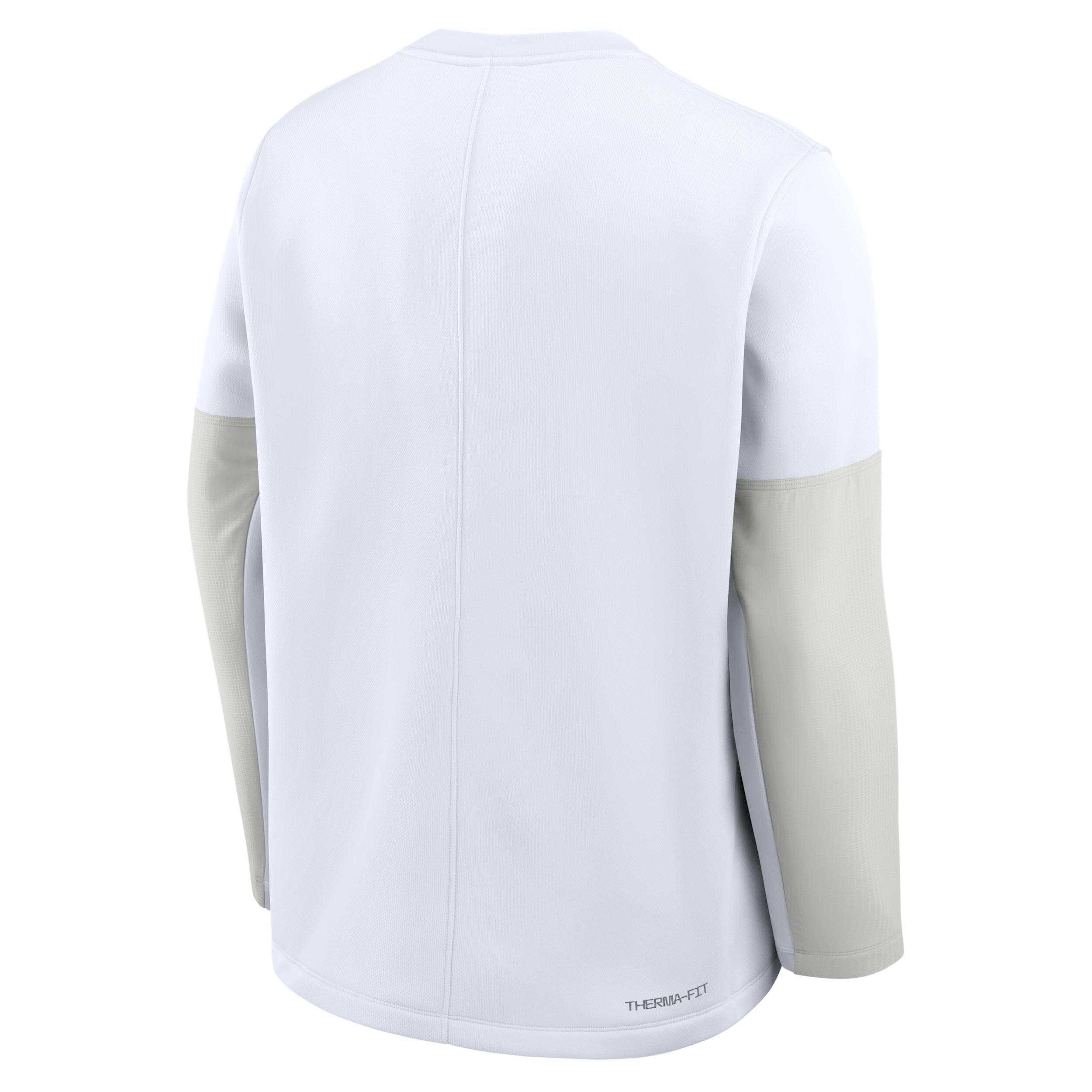 Michigan State Sideline Coach Nike Men's Therma-FIT College Long-Sleeve T-Shirt Product Image