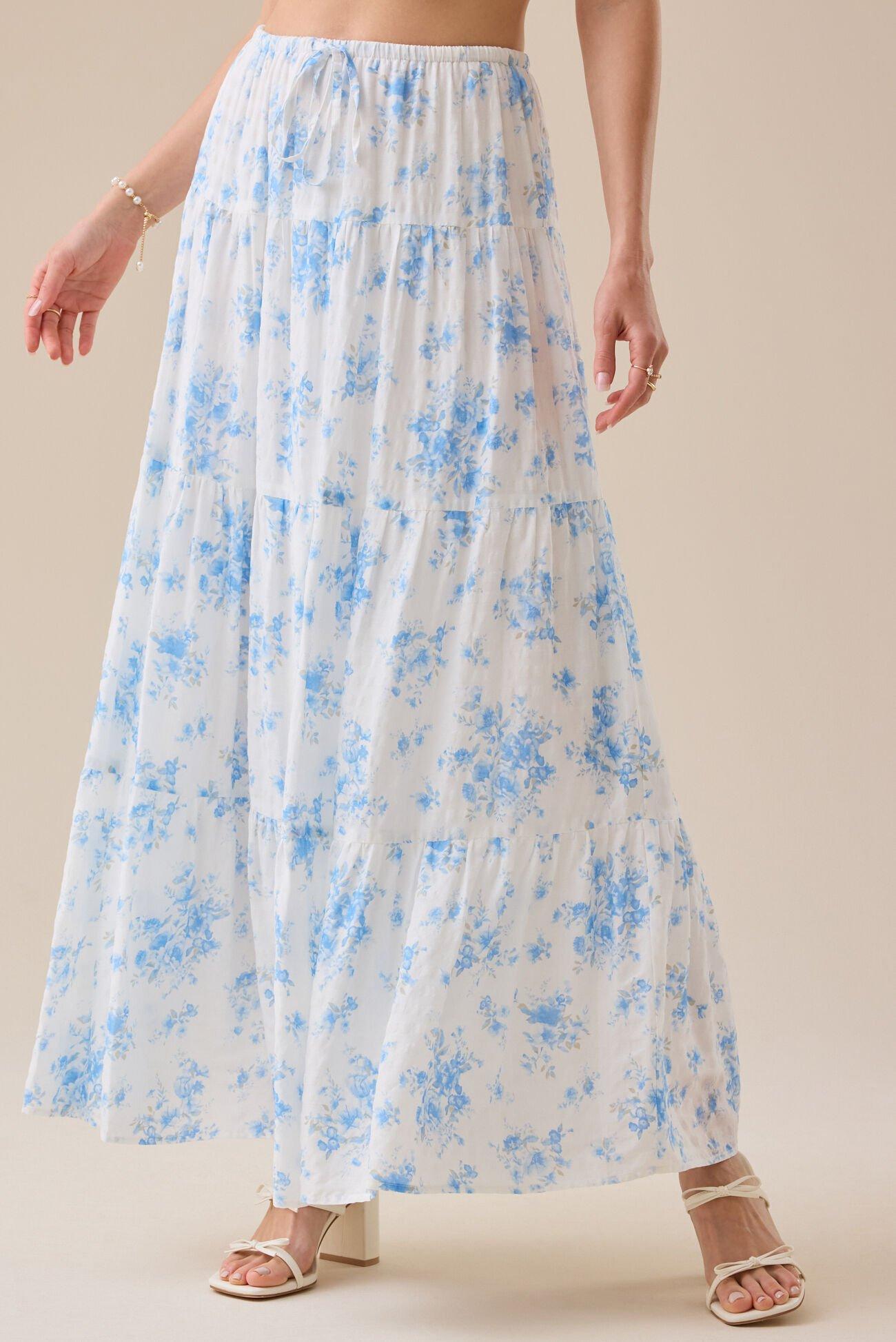 Foster Floral Maxi Skirt Product Image