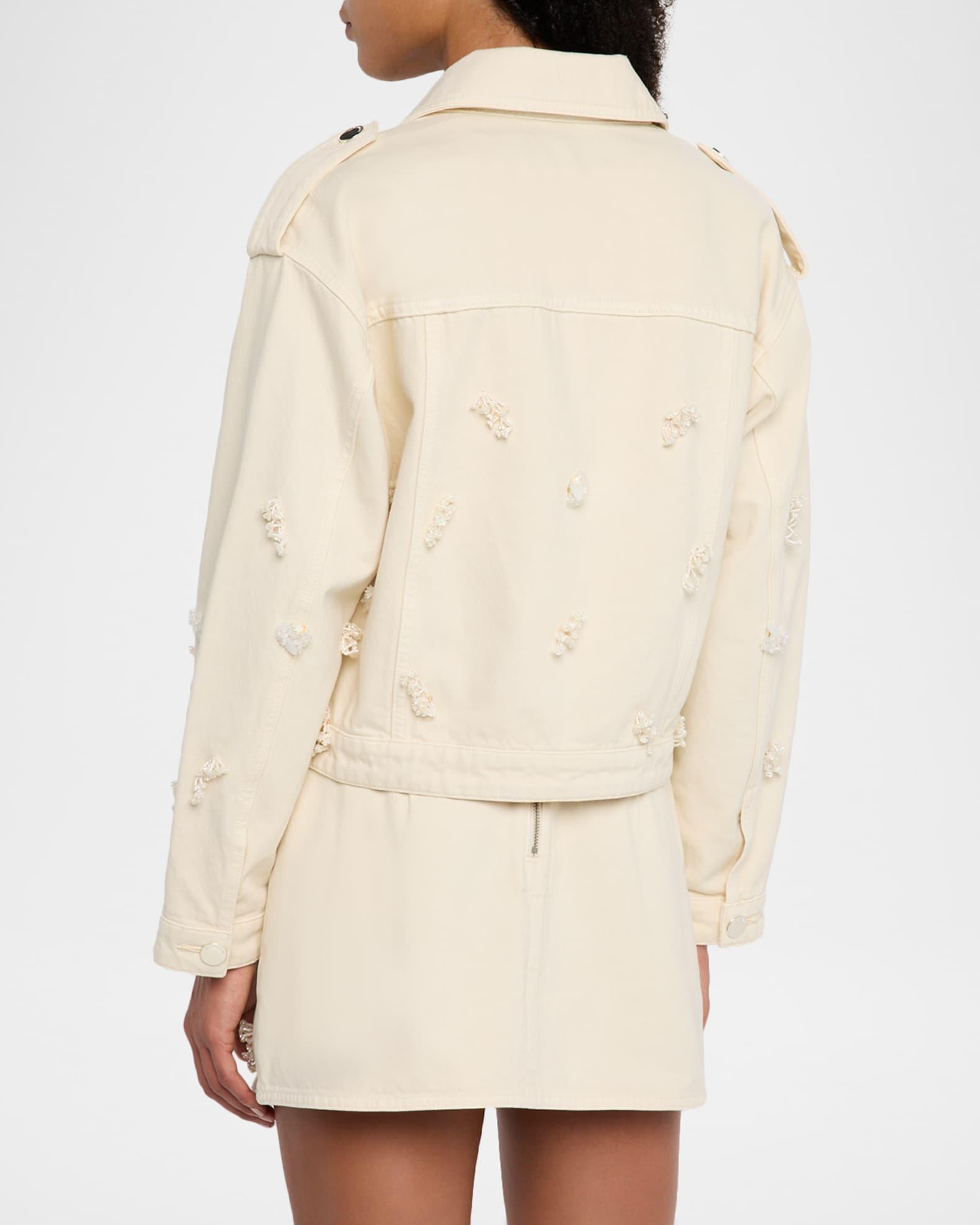 Floral Denim Jacket Product Image