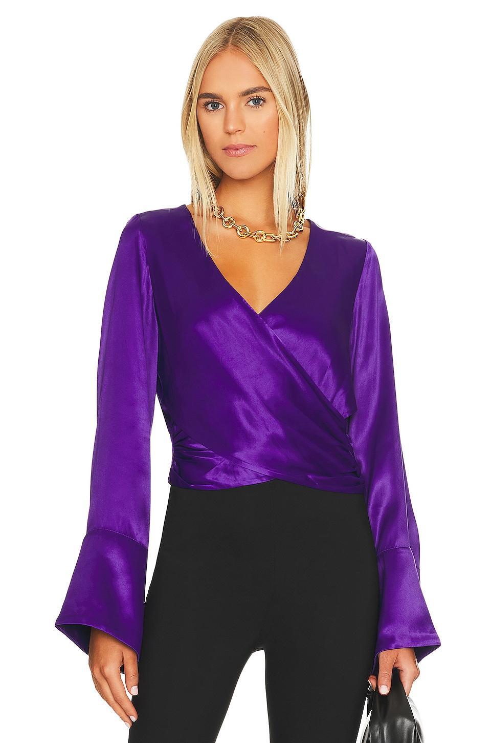 Shiloh Wrap Top L'Academie Product Image