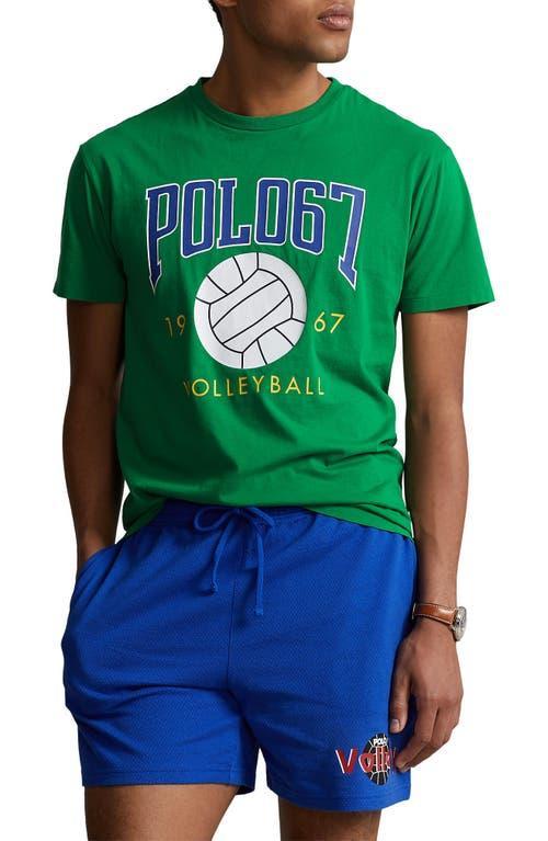 Polo Ralph Lauren Classic Fit Striped Jersey T-Shirt (Hillside ) Men's Clothing Product Image