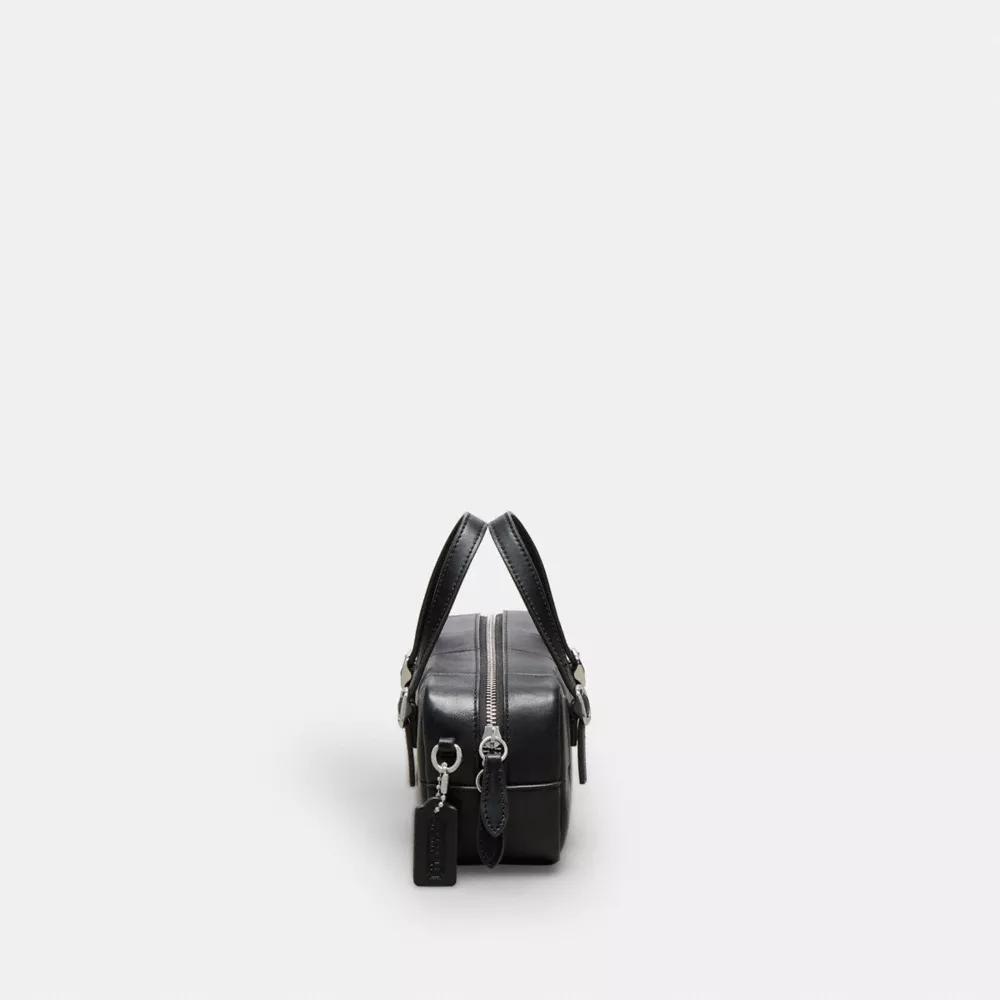 Alter/Ego Mini Satchel Bag In Checkerboard Upcrafted Leather With Crossbody Strap Product Image