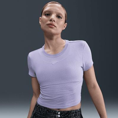 Women's Nike Sportswear Chill Knit Cropped T-Shirt Product Image