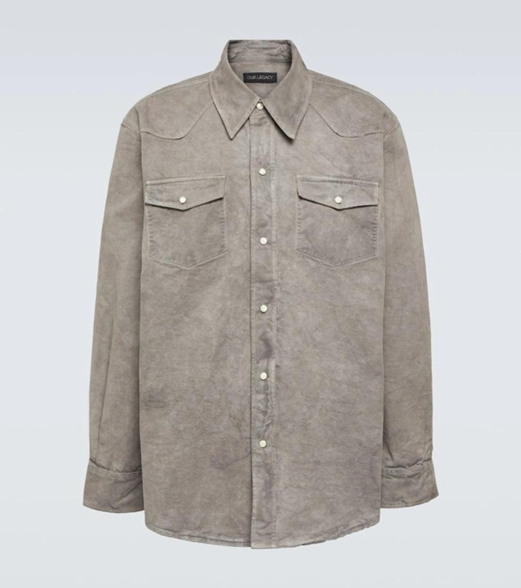 OUR LEGACY Frontier Denim Western Shirt Product Image