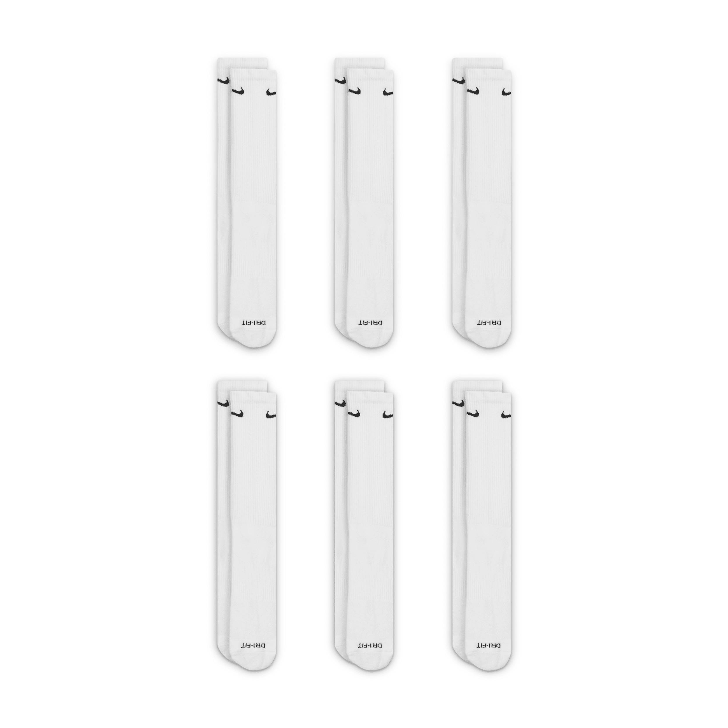 Mens Nike 6-pack Everyday Plus Cushion Crew Training Socks Product Image