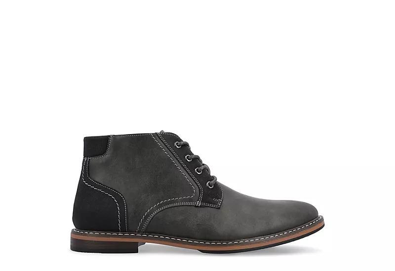 VANCE Franco Men's Plain Toe Chukka Boots, Size: 8.5, Brown Product Image