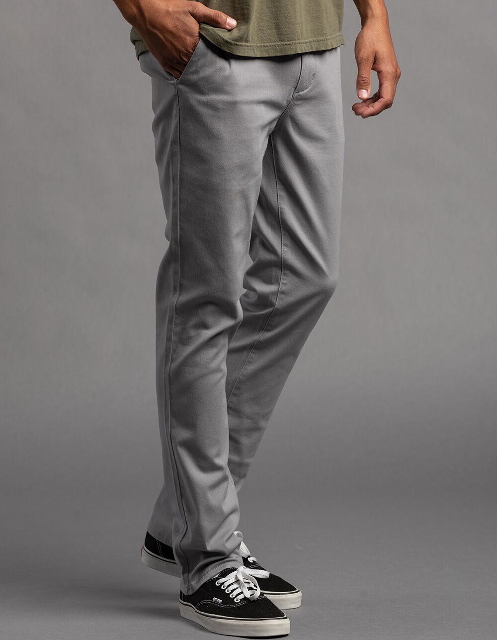 RSQ Mens Slim Chino Pants - LIGHT GRAY Product Image
