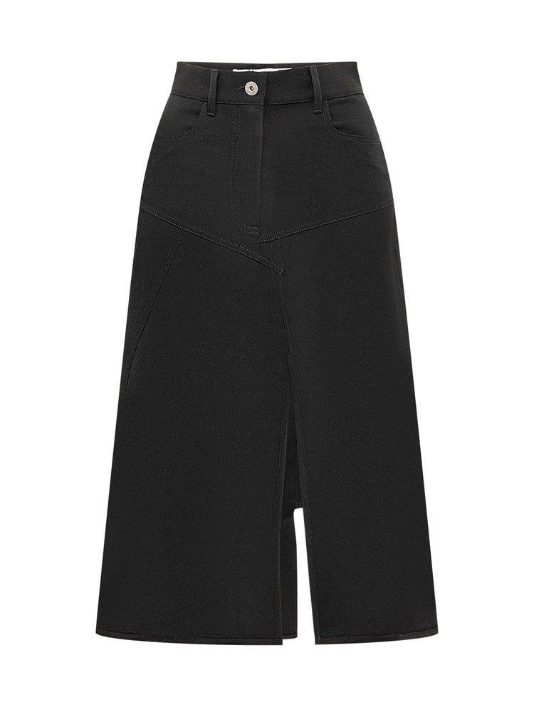 JW ANDERSON Patchwork A-line Skirt In Black Product Image