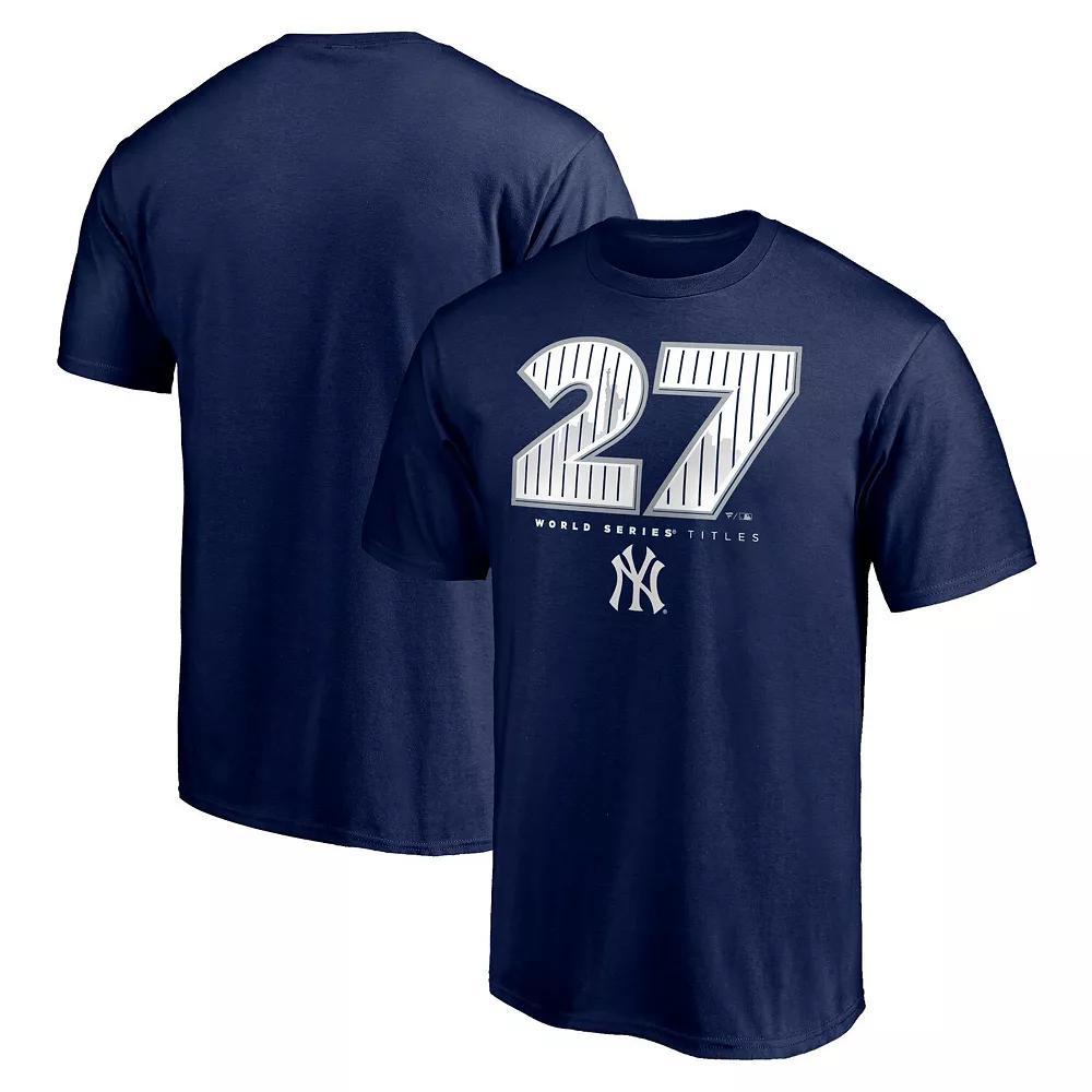 Men's Fanatics Branded Navy New York Yankees Hometown World Series Titles T-Shirt, Size: Small, Blue Product Image