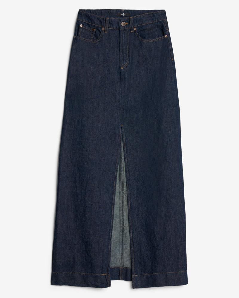 Indigo Linen Calla Skirt Product Image