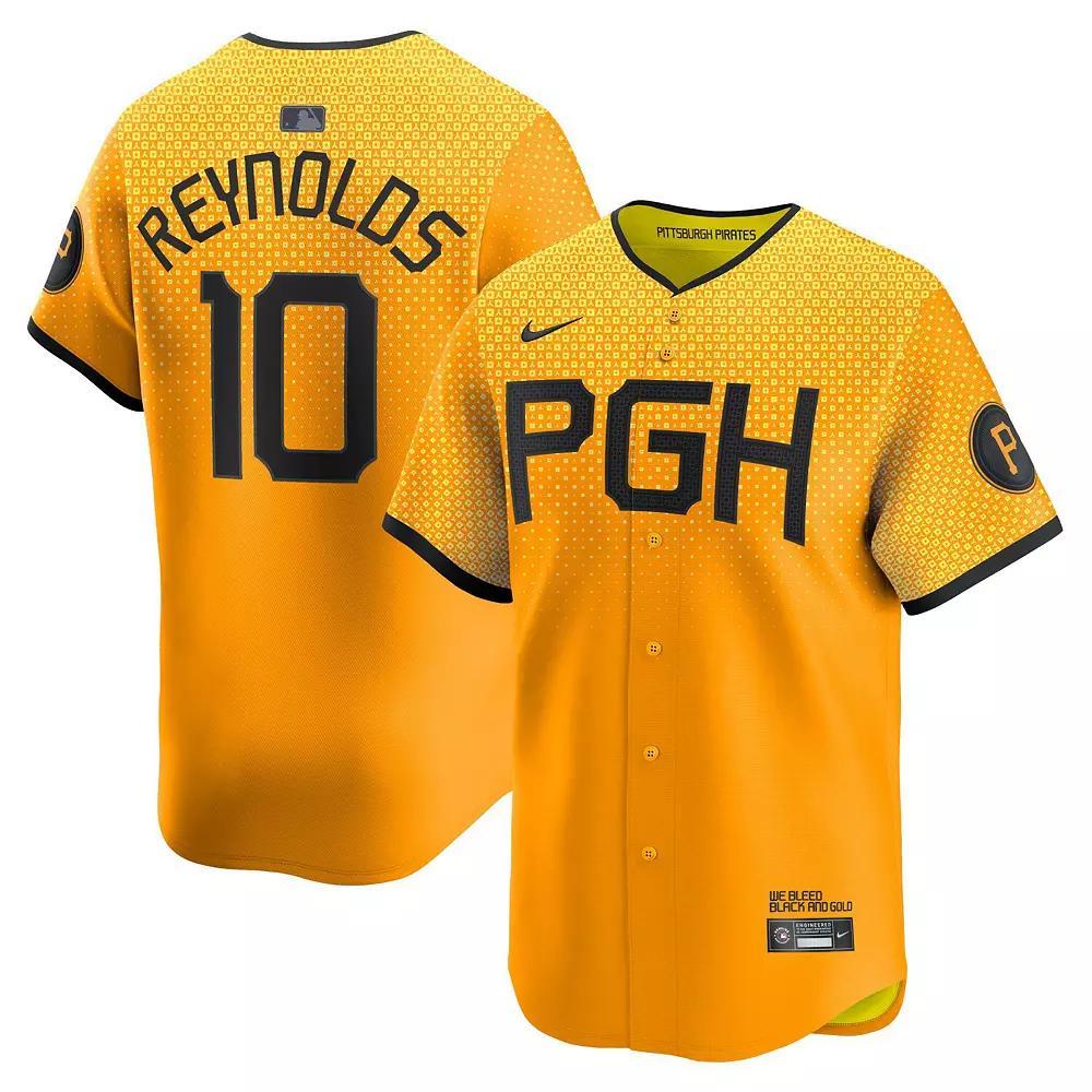 Men's Nike Roberto Clemente Gold Pittsburgh Pirates City Connect Limited Player Jersey, Size: Small Product Image