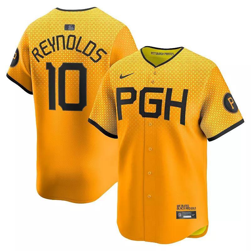 Men's Nike Roberto Clemente Gold Pittsburgh Pirates City Connect Limited Player Jersey, Size: Small Product Image