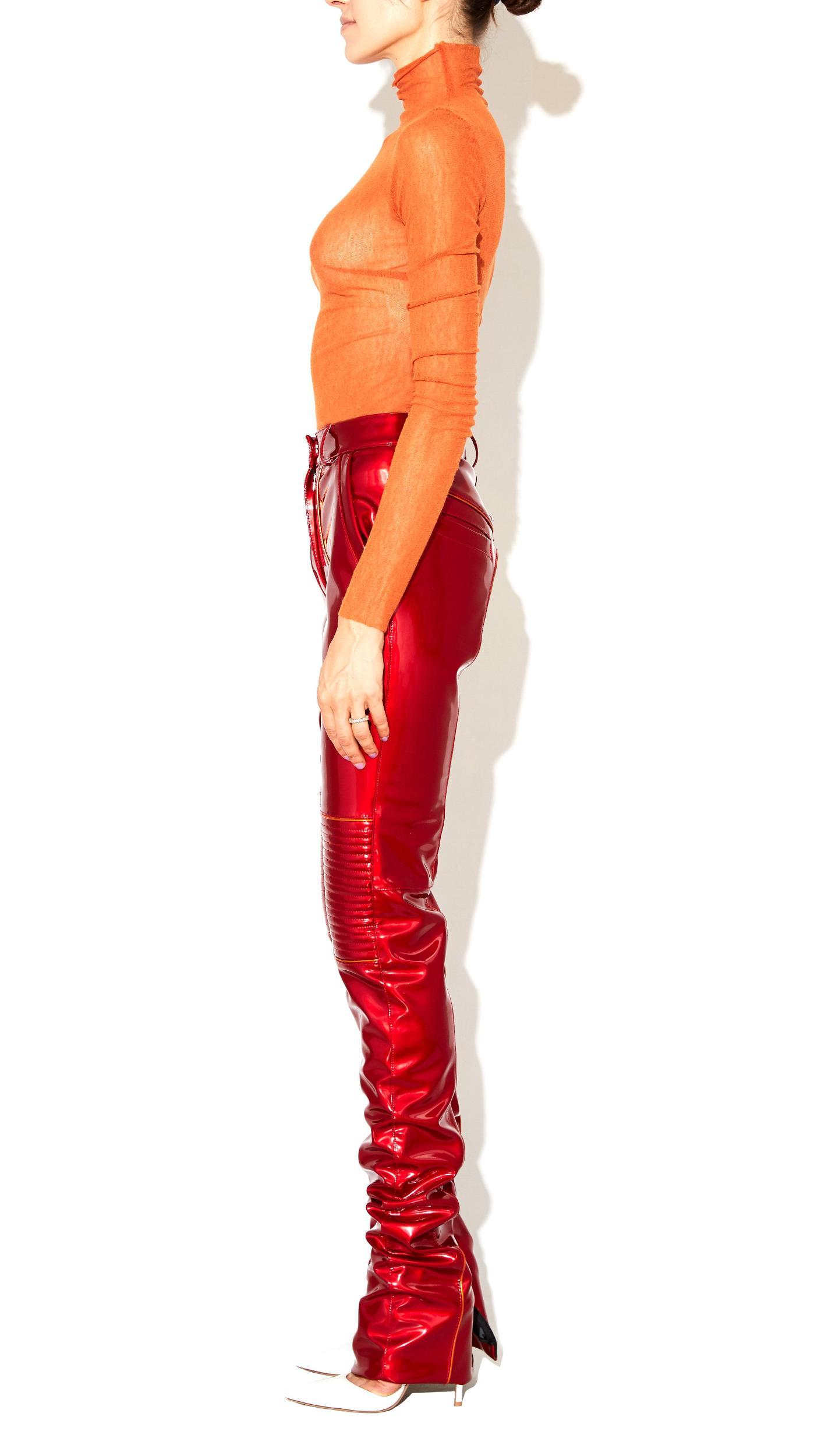 Motopant with Contrast Piping Product Image