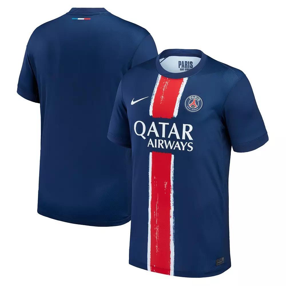 Men's Nike Navy Paris Saint-Germain 2024/25 Home Replica Jersey, Size: Medium, Psg Blue Product Image