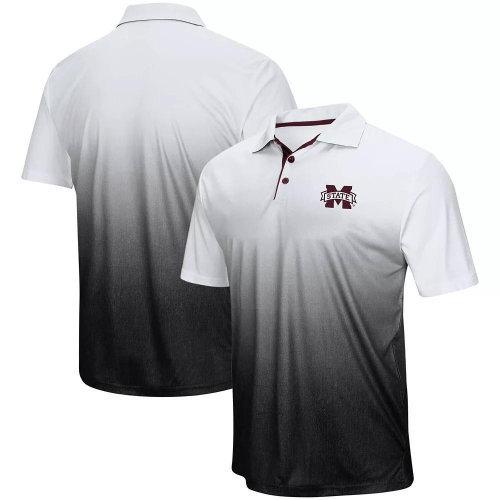 Men's Colosseum Gray Mississippi State Bulldogs Magic Team Logo Polo, Size: XL, Mst Grey Product Image