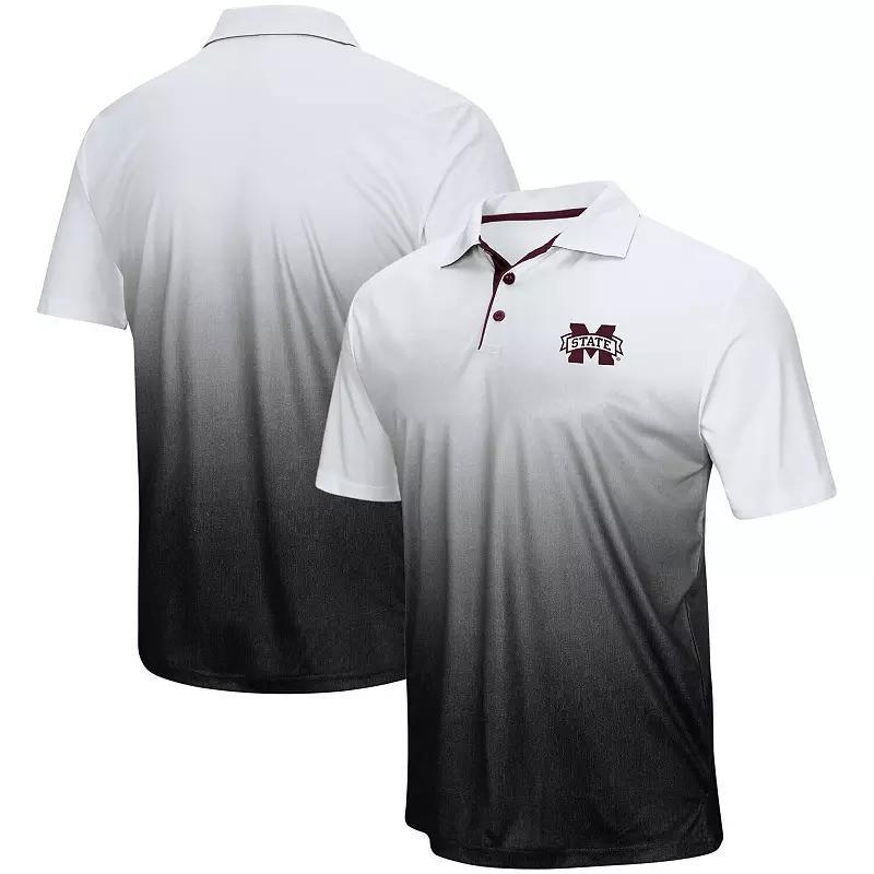 Men's Colosseum Gray Mississippi State Bulldogs Magic Team Logo Polo, Size: XL, Mst Grey Product Image