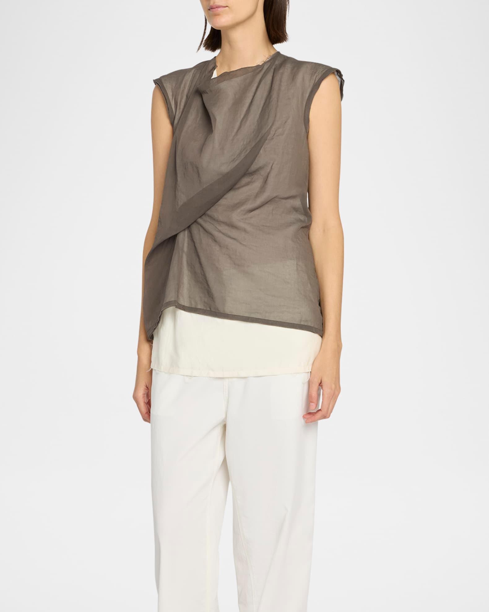 Inawa Draped Layered Sleeveless Top Product Image