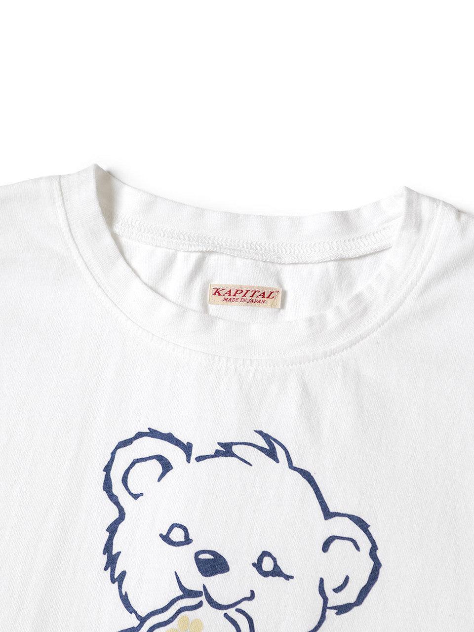 20/- JERSEY CREW T-SHIRT (PECKISH LITTLE BEAR) Male Product Image