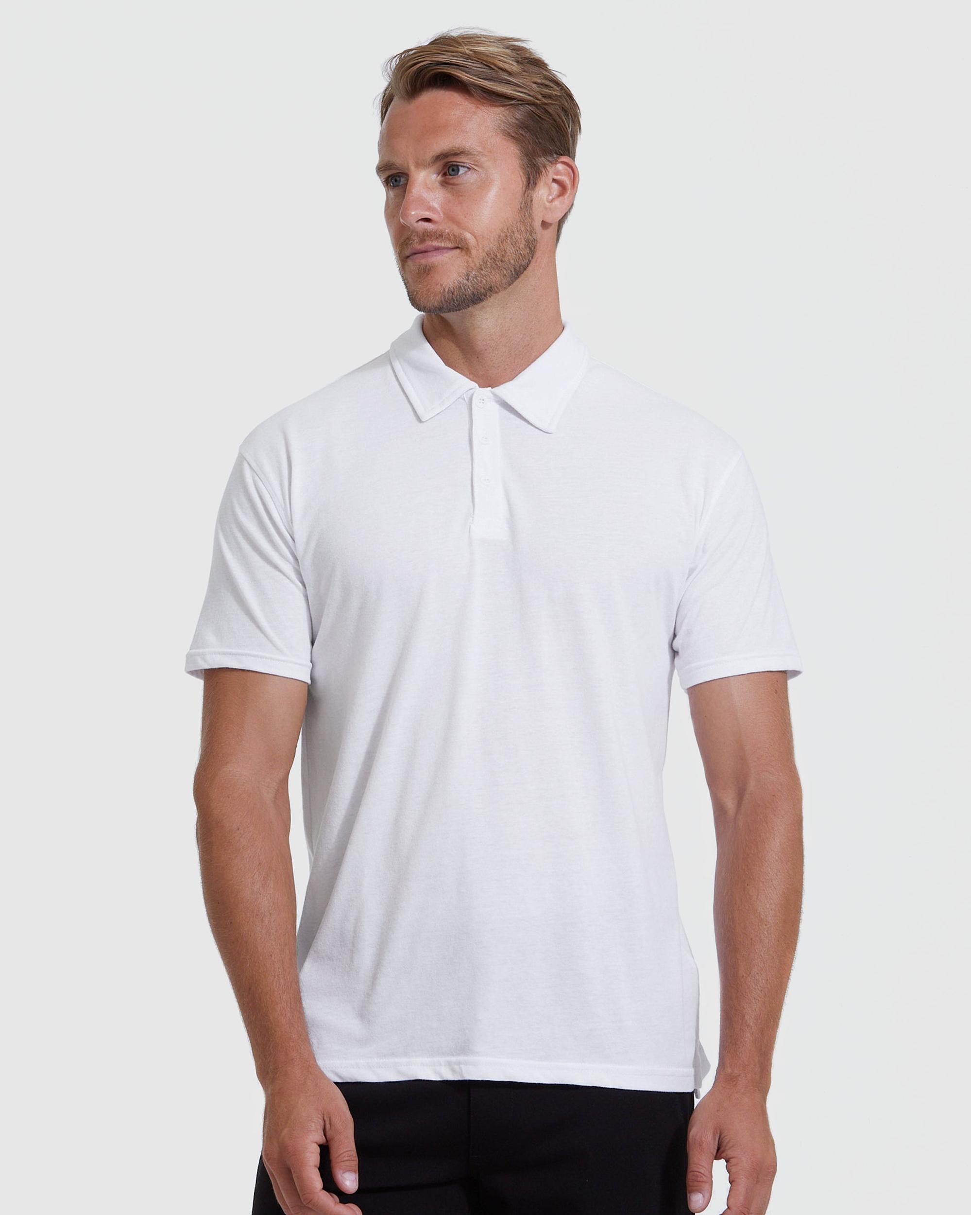 White Classic Polo 3-Pack Product Image