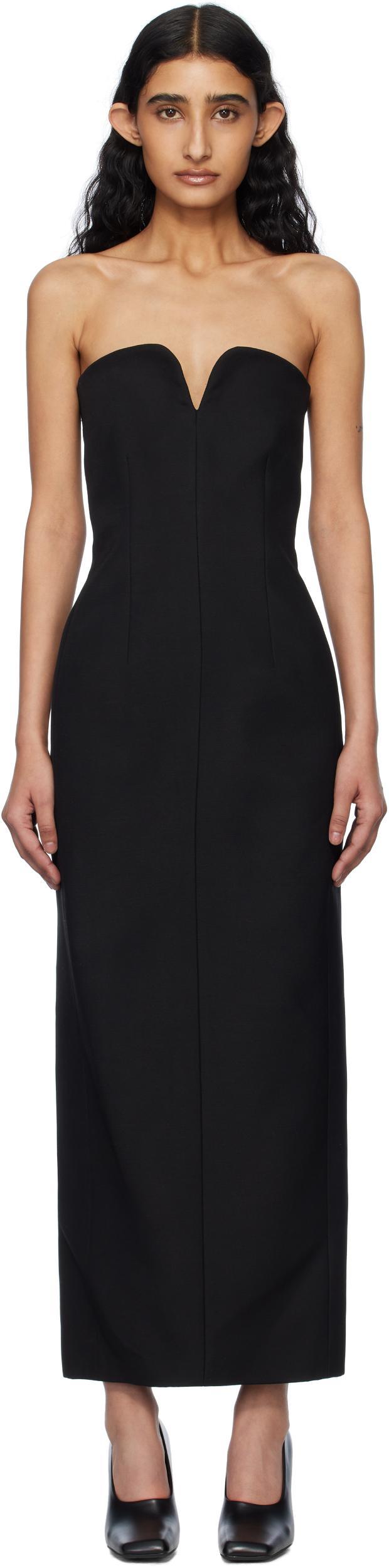 KHAITE Yao Dress In Black Product Image