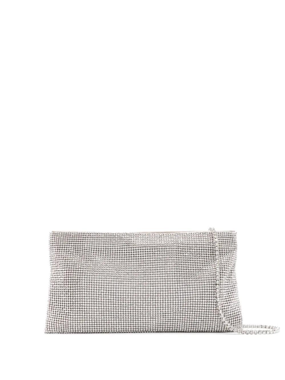 BENEDETTA BRUZZICHES Small James Clutch Bag In Silver Product Image